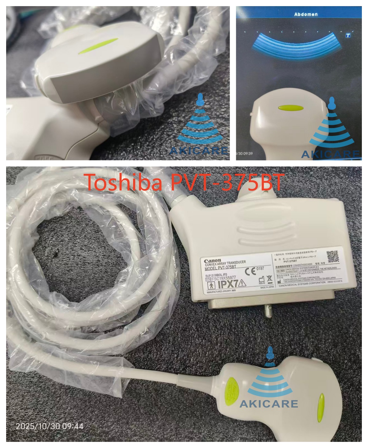Toshiba PVT-375AT/PVT-375AX/PVT-375BT Probe for Abdomen