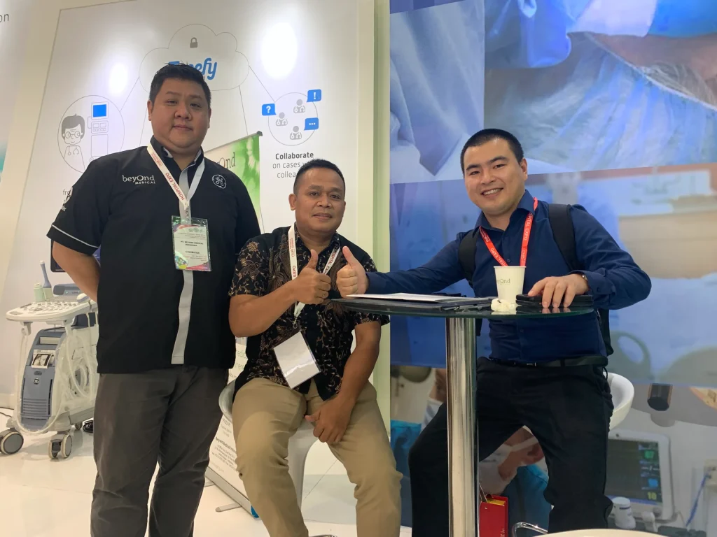 Akicare at Hospital Expo Indonesia with medical imaging distributor partners