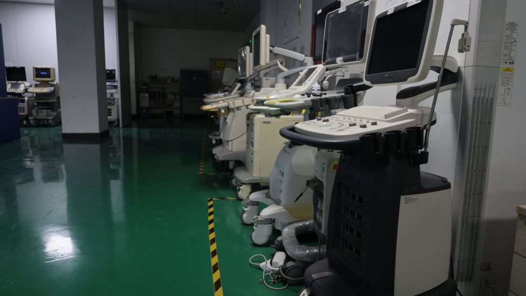 Repair Fukuda FUT-CS602-5AJ Probe: Your Ultimate Guide 1 Fukuda FUT-CS602-5AJ probe Ultrasound system set up for a probe function test