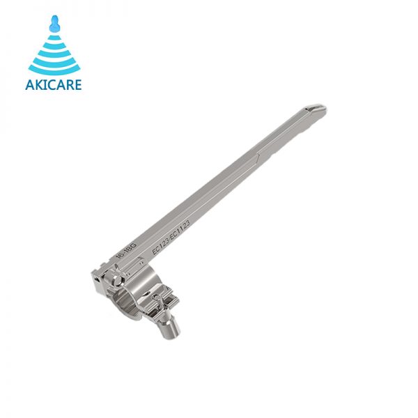ESAOTE_EEM-020_EC123金属穿刺架_分离式_中性常规01缩.jpg Esaote EC123 Biopsy Needle Guide (EEM-020) - representative image