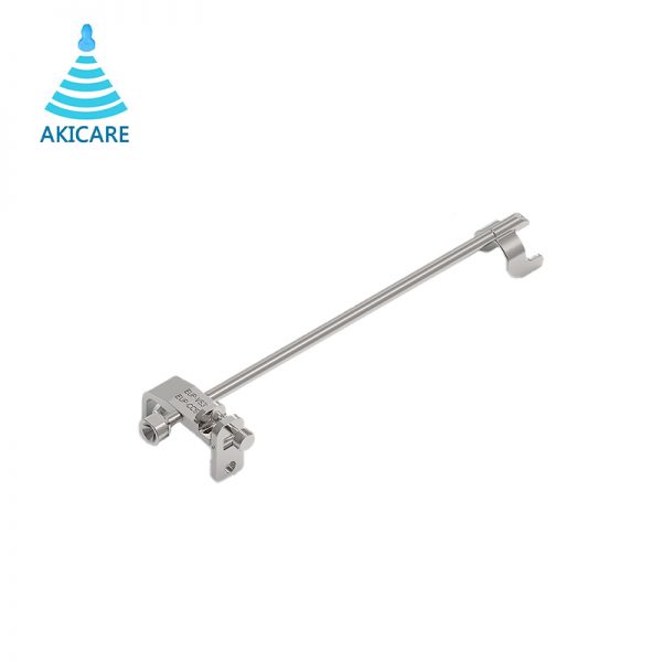 HITACHI-ALOKA_HEM-034_EUP-V53W金属穿刺架_导管式_中性常规01缩.jpg Hitachi Aloka EUP-V53W Biopsy Needle Guide (HEM-034) - representative image
