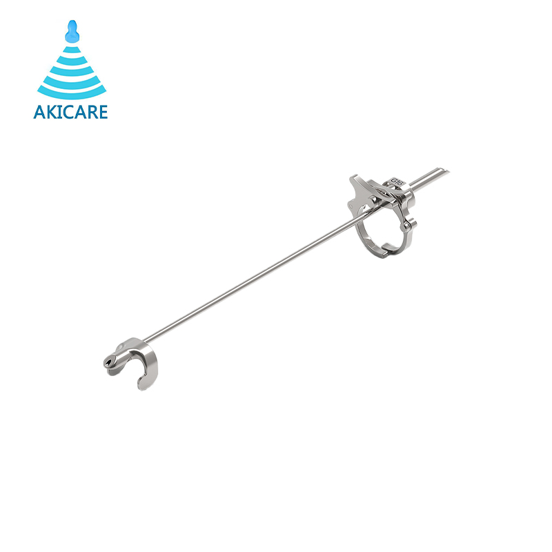 HITACHI-ALOKA_HEM-068_UST-984-5金属穿刺架_翼控式_中性常规01缩.jpg Hitachi Aloka UST-984-5 Biopsy Needle Guide (HEM-068) - representative image