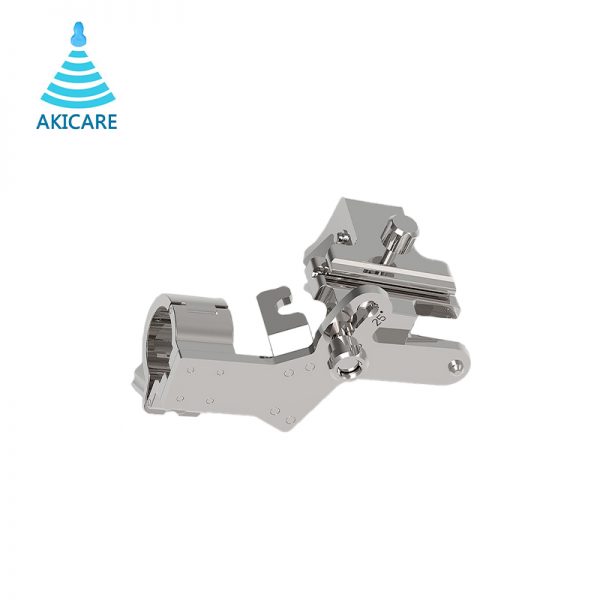 HITACHI-ALOKA_HSM-027_UST-9133金属穿刺架_翼控式_中性01缩.jpg Hitachi Aloka UST-9133 Biopsy Needle Guide (HSM-027) - representative image