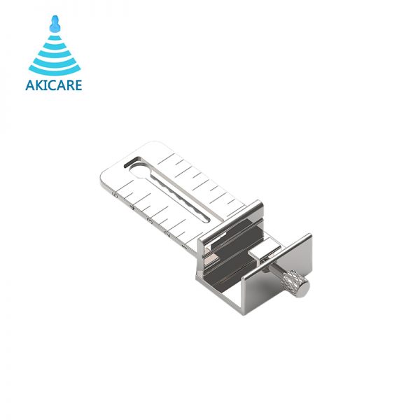 HITACHI-ALOKA_HSM-038_EUP-U533金属穿刺架_导块式_中性01缩.jpg Hitachi Aloka EUP-U533 Biopsy Needle Guide (HSM-038) - representative image