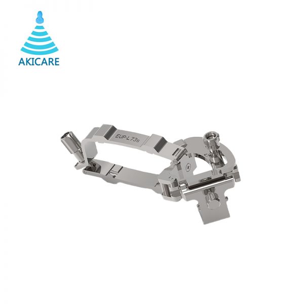 HITACHI-ALOKA_HSM-041_EUP-L73S金属穿刺架_翼控式_中性01缩.jpg Hitachi Aloka EUP-L73s Biopsy Needle Guide (HSM-041) - representative image