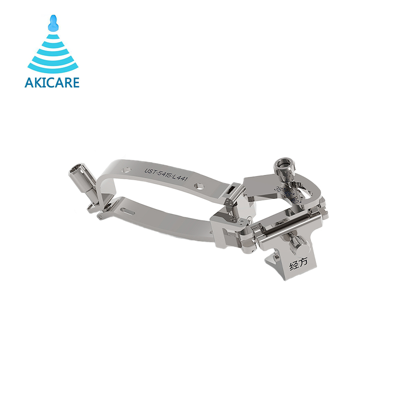 HITACHI-ALOKA_HSM-051_UST-5415金属穿刺架_翼控式_常规01缩.jpg Hitachi Aloka UST-5415 Biopsy Needle Guide (HSM-051) - representative image
