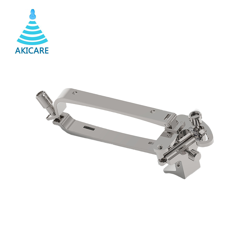 HITACHI-ALOKA_HSM-058_UST-9147金属穿刺架_翼控式_中性01缩-1.jpg Hitachi Aloka UST-9147 Biopsy Needle Guide (HSM-058) - representative image