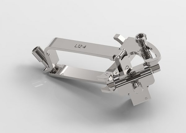 PHILIPS_PSM-041_SPARQ-L12-4金属穿刺架_翼控式_中性01缩.jpg Philips SPARQ-L12-4 Biopsy Needle Guide (PSM-041) - representative image