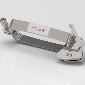 PHILIPS_PSM-047_L18-5金属穿刺架_开放式_中性01缩.jpg Philips L18-5 Biopsy Needle Guide (PSM-047) - representative image