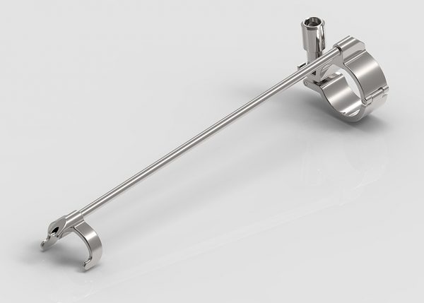QSONO_JEM-038_E10-4CS金属穿刺架_导管式_中性常规01缩.jpg E10-4CS Biopsy Needle Guide (JEM-038) - representative image
