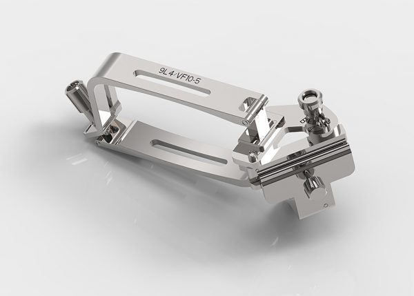 SIEMENS_SSM-050_9L4金属穿刺架_翼控式_中性01缩.jpg Siemens (Acuson) 9L4 Biopsy Needle Guide (SSM-050) - representative image