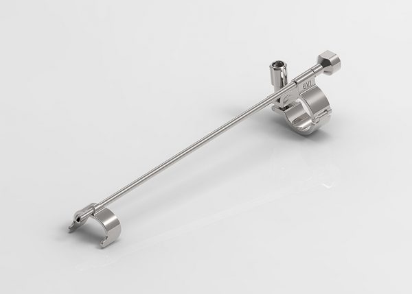 SONOSCAPE_LEM-017_6V1金属穿刺架_导管式_中性常规01缩.jpg Sonoscape 6V1 Biopsy Needle Guide (LEM-017) - representative image