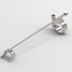 SONOSCAPE_LEM-032_6V4金属穿刺架_导管式_中性常规01缩.jpg Sonoscape 6V4 Biopsy Needle Guide (LEM-032) - representative image