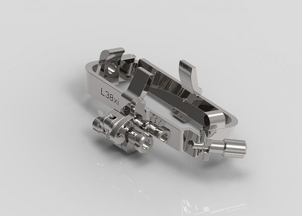 SONOSITE_NSM-050_L38xi金属穿刺架_平面外小导块式_中性常规01缩.jpg Sonosite L38xi Biopsy Needle Guide (NSM-050) - representative image