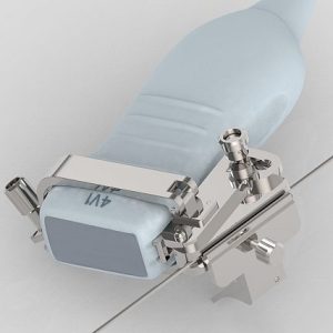 Siemens-4V1心脏探头穿刺架-768x427-1.jpg Siemens (Acuson) 4V1 Biopsy Needle Guide - representative image