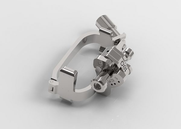 UNIMAGING_JSM-010_L12-5_25金属穿刺架_平面外小导块_中性常规01缩.jpg Unimaging L12-5 Biopsy Needle Guide (JSM-010) - representative image