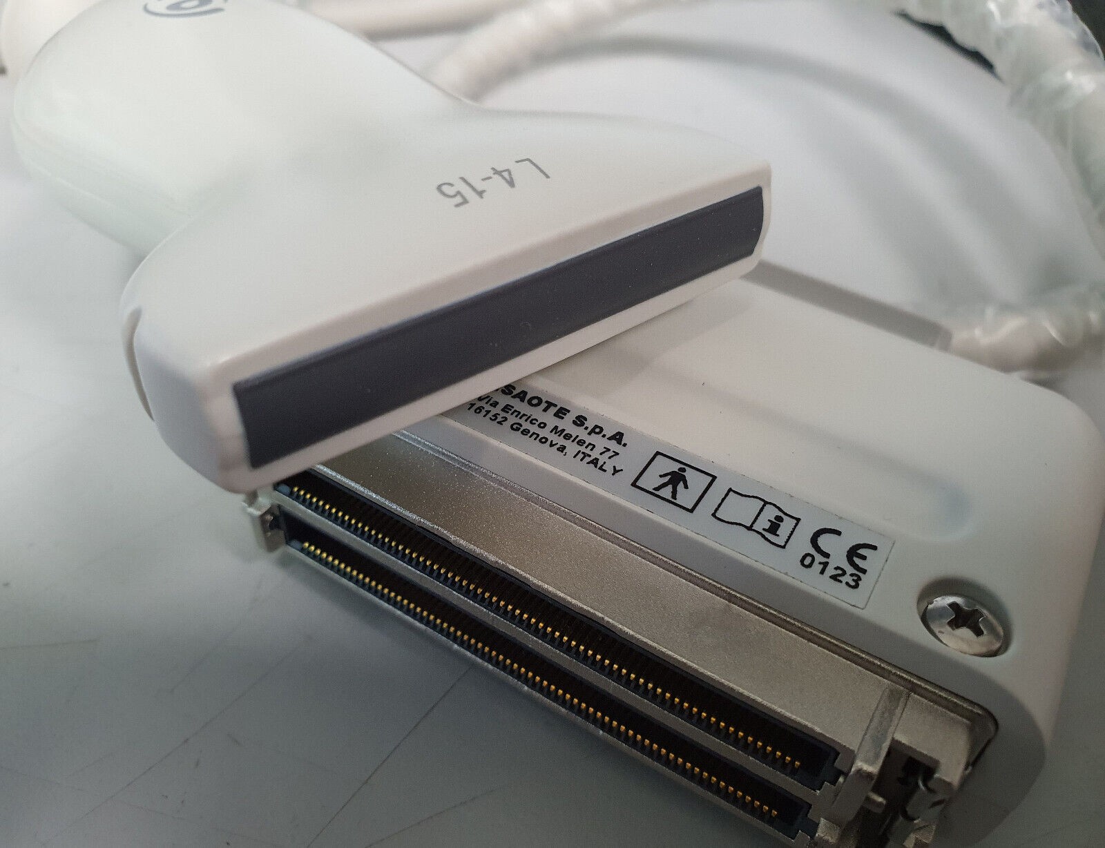 Esaote L4-15 Ultrasound Probe Repair 1 esaote l4-15 probe repair Esaote L4-15 ultrasound probe - representative image