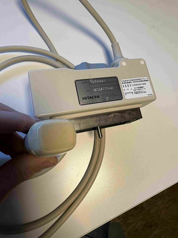 hitachi-eup-s50a-ultrasound-probe-33637581b8-scaled.jpg Hitachi Aloka EUP-S50A ultrasound probe - representative image